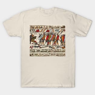THE BAYEUX TAPESTRY ,BATTLE OF HASTINGS ,NORMAN KNIGHTS T-Shirt